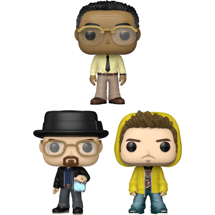 Funko Pop! Breaking Bad - Gus Fring, Heisenberg & Jesse Pinkman - Bundle (Set of 3)