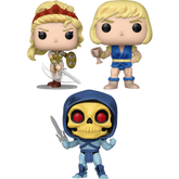 Funko Pop! Masters of the Universe - Skeletor, Prince Adam & Teela (Vintage Comic) - Bundle (Set of 3)