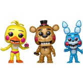 Funko Pop! Five Nights at Freddy's - Toy Bonnie, Toy Chica & Toy Freddy - Bundle (Set of 3)