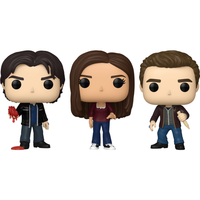 Funko Pop! The Vampire Diaries - Damon, Elena & Stefan - Bundle (Set of 3)