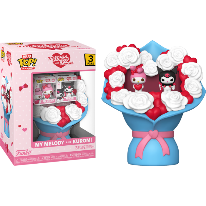 Funko Bitty Pop! Bouquet - Hello Kitty & Friends - My Melody & Kuromi Valentine - 2-Pack