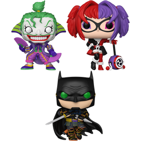 Funko Pop! Batman Ninja (2018) - Batman, Harley Quinn & Joker - Bundle (Set of 3)