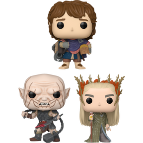 Funko Pop! The Hobbit - Azog, Bilbo & Thranduil - Bundle (Set of 3)