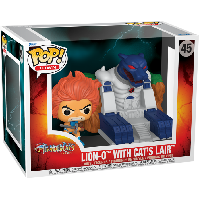 Funko Pop! Town - Thundercats - Lion-O with Cat's Lair #45