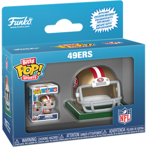 Funko Bitty Pop! NFL: Football - (Series 1) Bitty Pop! & Helmet (Display of 12)