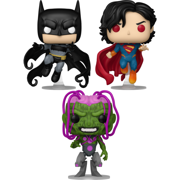 Funko Pop! Absolute Universe - Absolute Braniac, Absolute Superman & Absolute Batman - Bundle (Set of 3) - Real Pop Mania