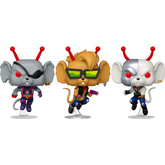 Funko Pop! Biker Mice From Mars (1993) - Rock & Ride - Bundle (Set of 3)