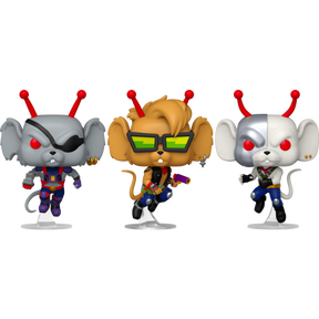 Funko Pop! Biker Mice From Mars (1993) - Rock & Ride - Bundle (Set of 3)