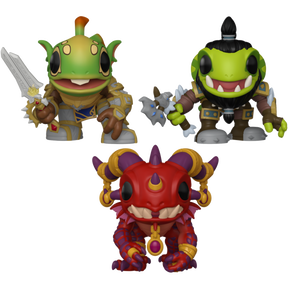 Funko Pop! World of Warcraft - Finduin, Grommloc & Murkastrasza - Bundle (Set of 3) - Real Pop Mania