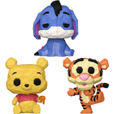 Funko Pop! Winnie the Pooh - Eeyore, Winnie the Pooh & Tigger (Whittled) - Bundle (Set of 3) - Real Pop Mania