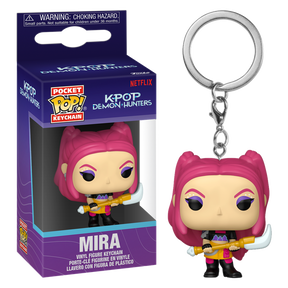 Funko Pocket Pop! Keychain - K-Pop Demon Hunters - Rumi, Mira, Zoey, Jinu & Derpy - Bundle (Set of 5) - Real Pop Mania