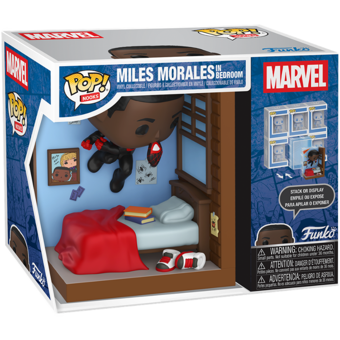 Funko Pop! Nook - Marvel - Miles Morales in Bedroom