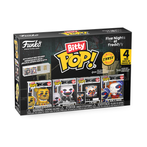Funko Bitty Pop! Five Nights at Freddy's - Withered Golden Freddy, Marionette, Lolbit and Sun & Moon 4-Pack - Real Pop Mania