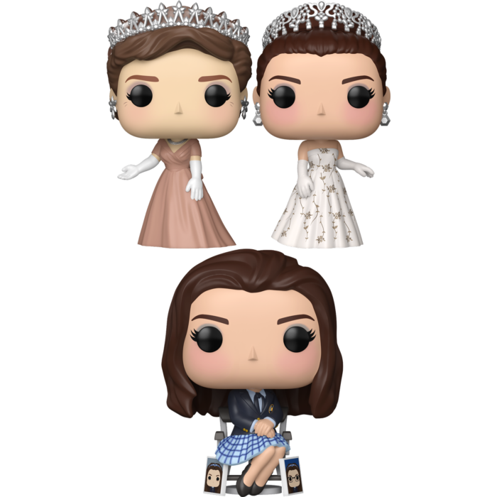 Funko Pop! Princess Diaries - Mia Thermopolis, Queen Clarisse & Princess Mia - Bundle (Set of 3) - Real Pop Mania