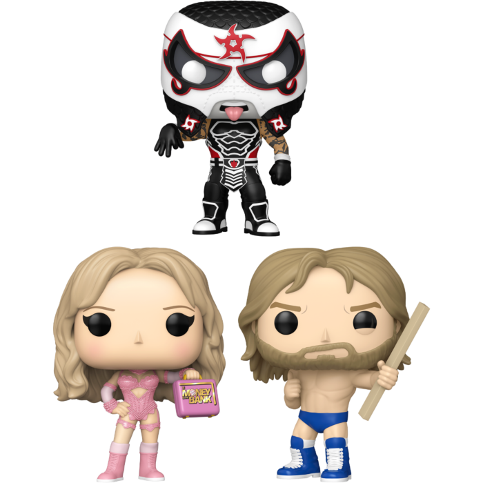 Funko Pop! WWE - Penta, "Hacksaw" Jim Duggan & Tiffany Stratton - Bundle (Set of 3) - Real Pop Mania