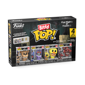 Funko Bitty Pop! Five Nights at Freddy's - Withered Bonnie, Withered Freddy, Withered Chica & Withered Foxy 4-Pack - Real Pop Mania