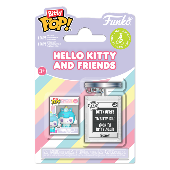 Funko Bitty Pop! Hello Kitty and Friends - Cinnamoroll with Keychain Case Accessory
