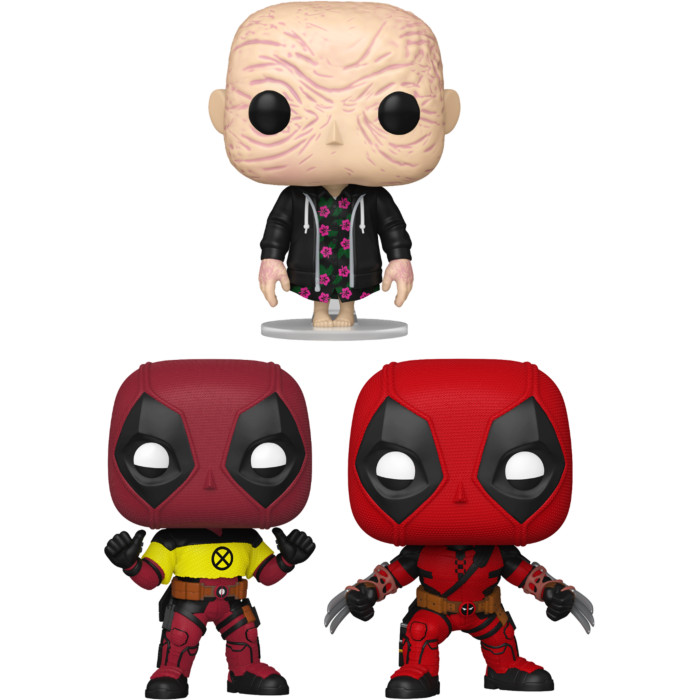 Funko Pop! Deadpool - Wade Wilson (Baby Legs), Deadpool (X-Men Trainee) & Deadpool with Claws - Bundle (Set of 3) - Real Pop Mania