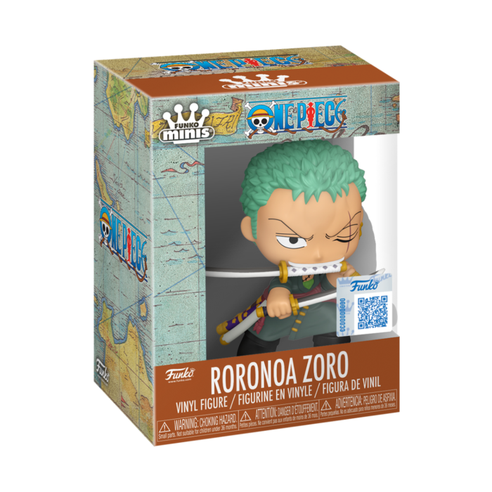 Funko! One Piece - Funko Minis 3" Vinyl Figure (Display of 12)