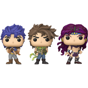 Funko Pop! Jojo's Bizarre Adventure - Jonathan, Joseph & Kars - Bundle (Set of 3) - Real Pop Mania