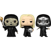 Funko Pop! Harry Potter - Death Eater, Lucius Malfoy & Bellatrix Lestrange - Bundle (Set of 3)