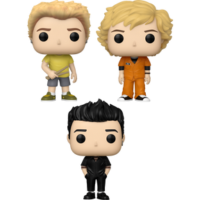 Funko Pop! Green Day - Billie Joe, Mike Dirnt & Tre Cool (Basket Case) - Bundle (Set of 3) - Real Pop Mania