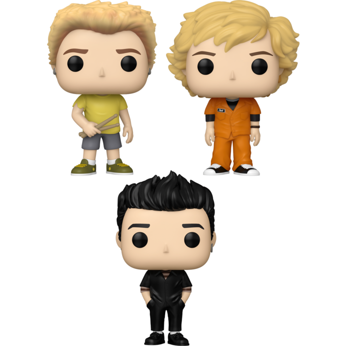 Funko Pop! Green Day - Billie Joe, Mike Dirnt & Tre Cool (Basket Case) - Bundle (Set of 3) - Real Pop Mania