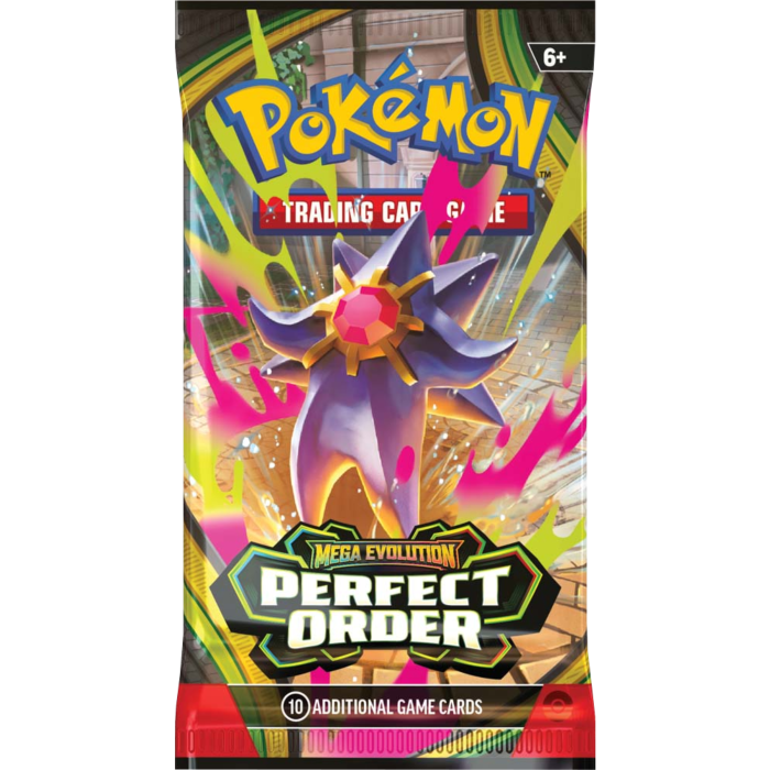 Pokemon - Mega Evolution 3 Perfect Order Booster Pack (10 Cards) Pokemon - Mega Evolution 3 Perfect Order Booster Pack (10 Cards)
