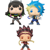 Funko Pop! Beyblade X - Jaxon Cross, Multi Nana-Iro & Robin Kazami - Bundle (Set of 3) - Real Pop Mania