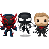 Funko Pop! Spider-Man - King in Black, Symbiote Spider-Man 2099 & Spider-Man - Bundle (Set of 3)