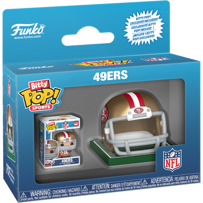 Funko Bitty Pop! NFL: Football - (Series 1) & Helmet (Lucky Dip Single Unit)
