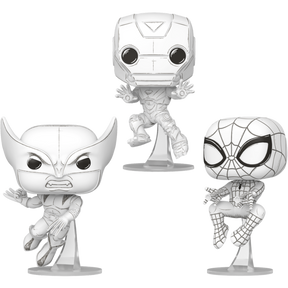 Funko Pop! Marvel - Sketched - Bundle (Set of 3)