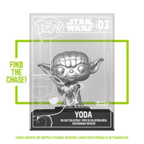 Funko Pop! Star Wars - Yoda with Lightsaber Diecast Metal #03 (Exclusive) - Chase Chance