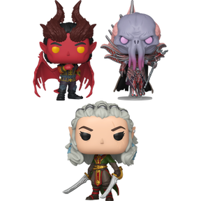 Funko Pop! Baldur's Gate 3 - Jaheira, Raphael & The Emperor - Bundle (Set of 3) - Real Pop Mania