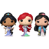 Funko Pop! Disney Princess - Jasmine, Ariel & Mulan (Grand Entrance) - Bundle (Set of 3)