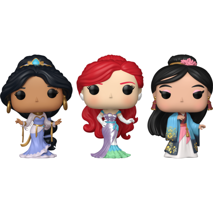 Funko Pop! Disney Princess - Jasmine, Ariel & Mulan (Grand Entrance) - Bundle (Set of 3)