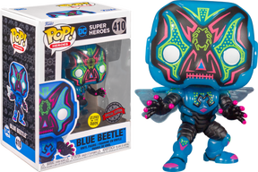 Funko Pop! DC Comics - Blue Beetle Dia de los Muertos Glow in the Dark #410