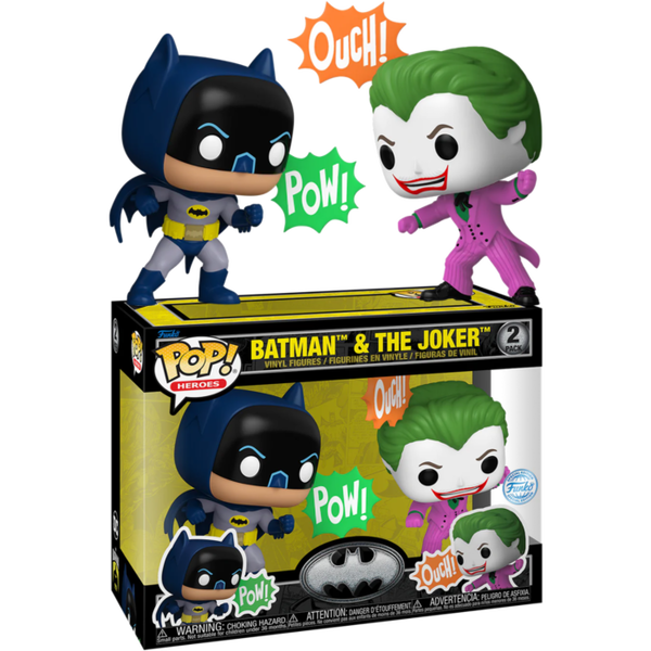 Funko Pop! Batman Batman The Joker (1966) 85th Anniversary 2-Pac