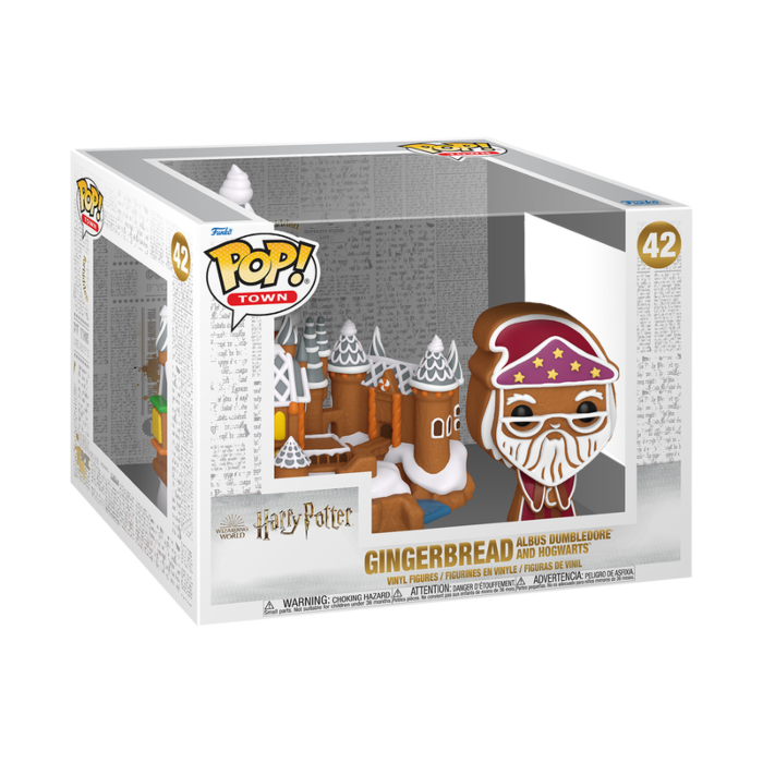 Funko Pop! Town - Harry Potter - Gingerbread Albus Dumbledore with Hogwarts #42