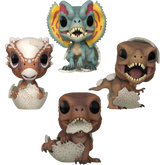 Funko Pop! Jurassic Park - Don't Count Your Eggs - Bundle (Set of 4)