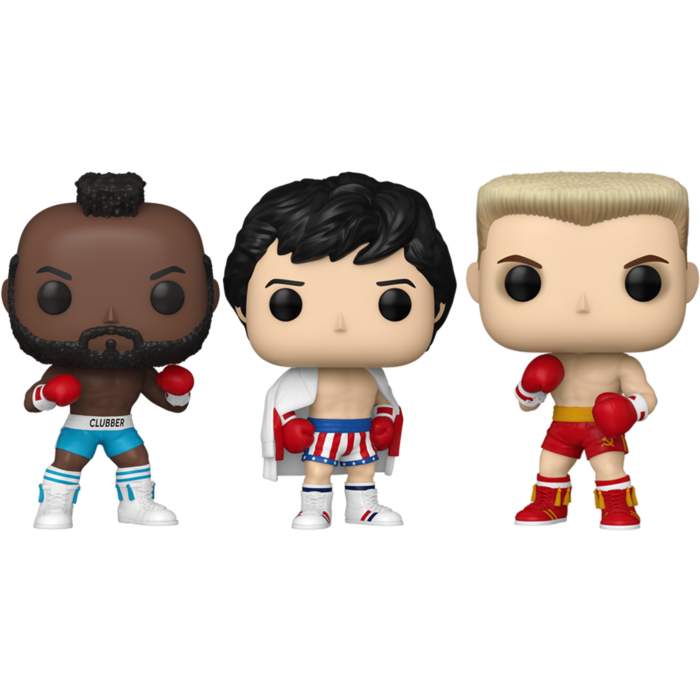 Funko Pop! Rocky - Go The Distance - Bundle (Set of 3)