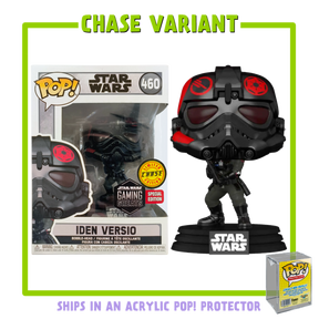 Funko Pop! Star Wars: Battlefront II - Iden Versio Inferno Squad - in Acrylic with Pop! Protector #460 -Chase Variant