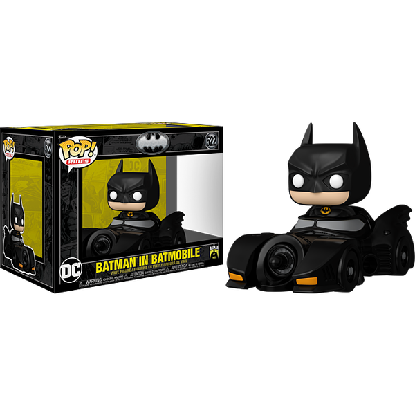 Funko Pop! Rides - Batman - Batman in Batmobile (1989) 85th