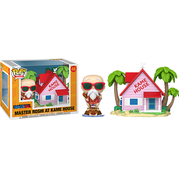 Funko Pop! Town - Dragon Ball - Master Roshi at Kame House #46