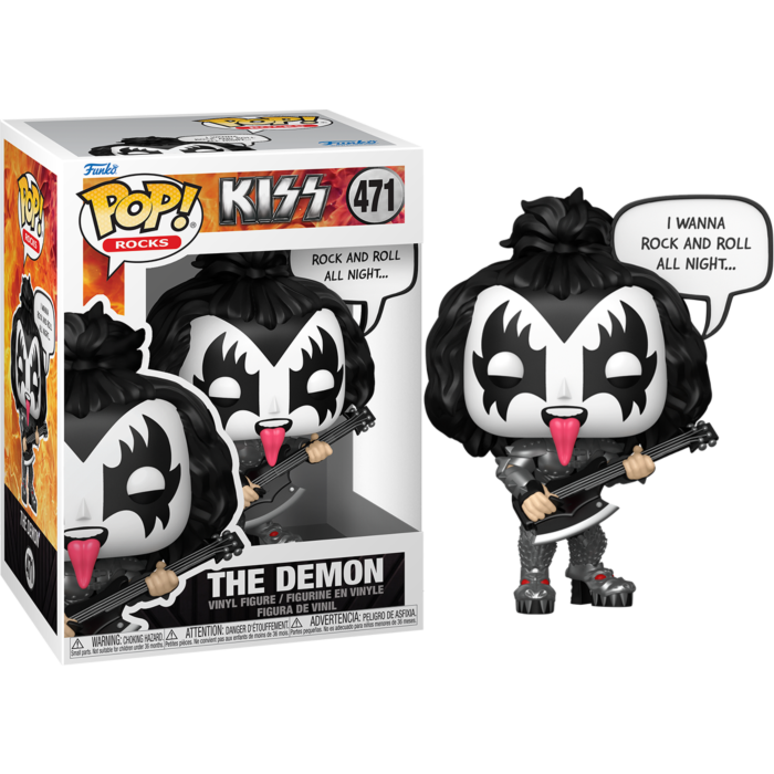 Funko Pop! KISS - The Demon (Rock and Roll All Night...) #471