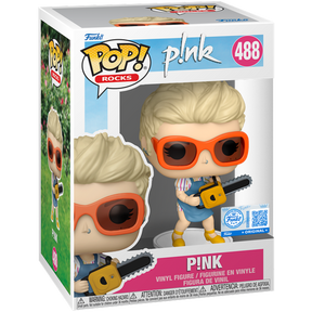 Funko Pop! P!NK - Pink (So What) in Acrylic Pop! Protector #488 (Funko Exclusive)