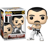 Funko Pop! Queen - Freddie Mercury (White Singlet) #496 - Real Pop Mania