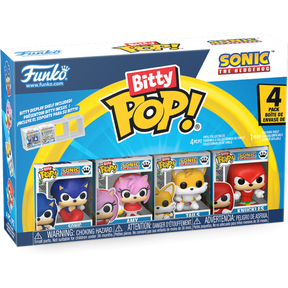 Funko Bitty Pop! Sonic the Hedgehog - Sonic, Amy, Tails & Knuckles 4-Pack - Real Pop Mania