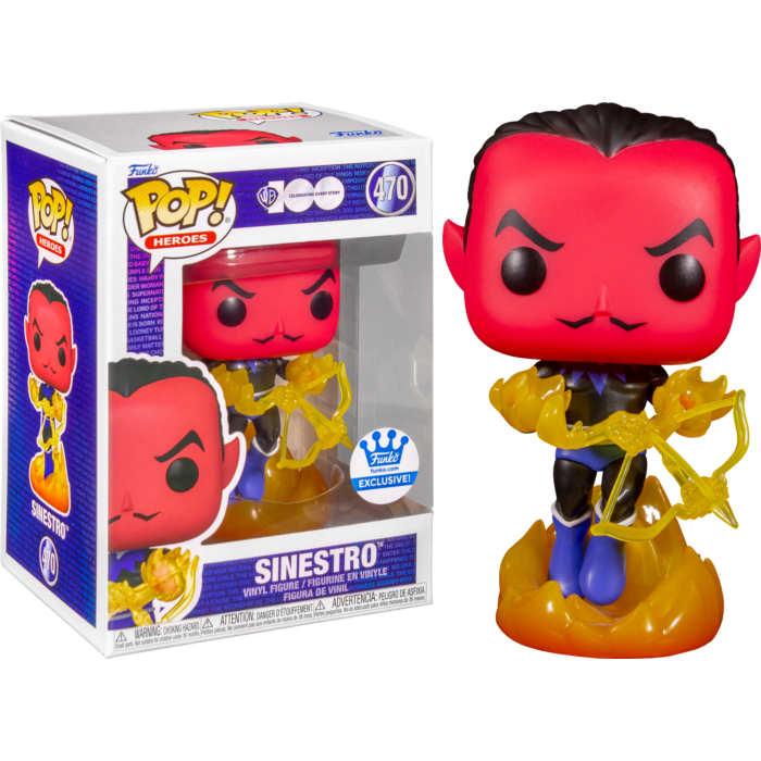 Funko Pop! Green Lantern - Sinestro Warner Bros 100th Anniversary #470 [Restricted Shipping / Check Description]