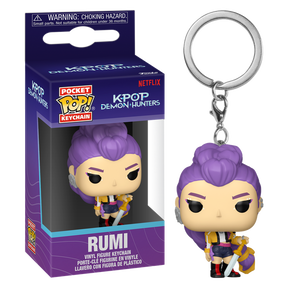 Funko Pocket Pop! Keychain - K-Pop Demon Hunters - Rumi, Mira, Zoey, Jinu & Derpy - Bundle (Set of 5) - Real Pop Mania